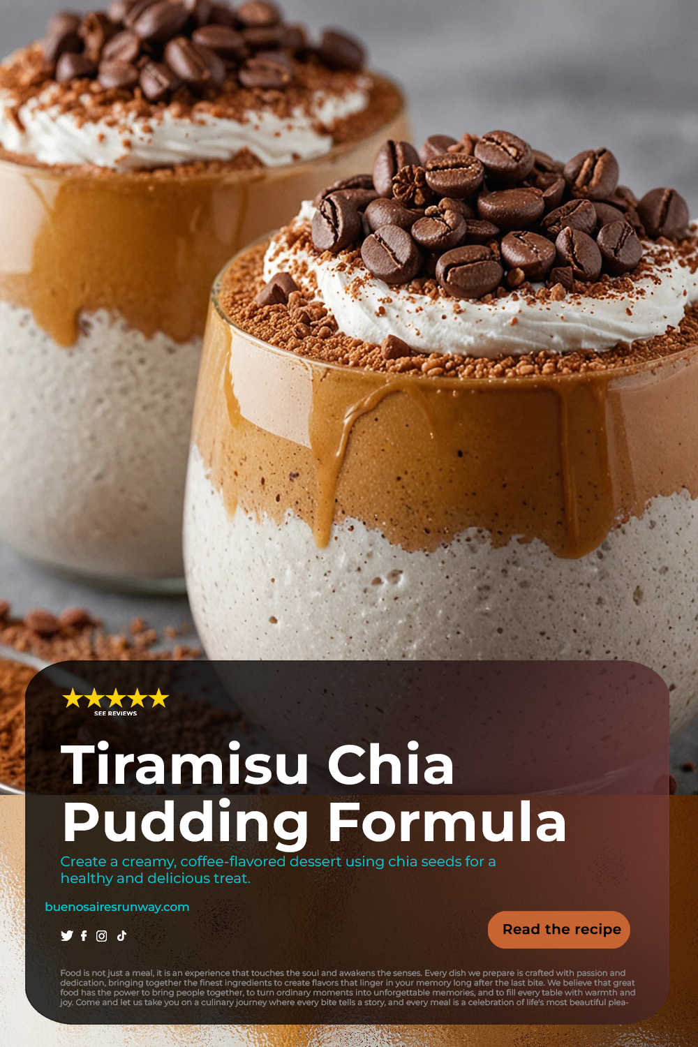 Tiramisu Chia Pudding Formula