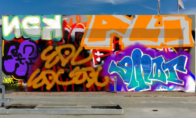 Graffiti artwork by emot