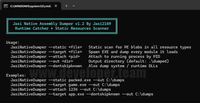 Download Jasi Native Assembly Dumper v1.2 - Runtime Catcher + Static Resources Scanner