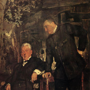Портрет артистов А П Ленского и А И Южина 1908