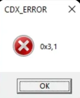 CDX_ERROR