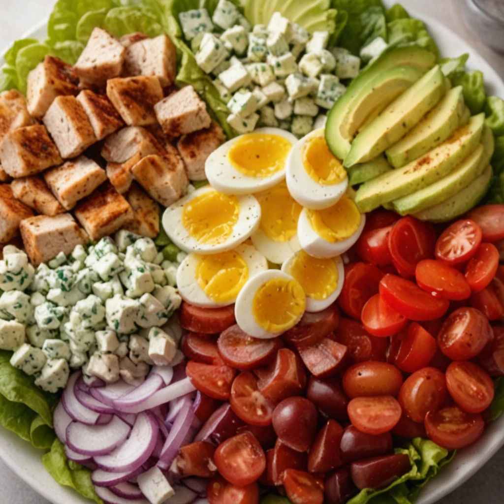 Cobb Salad with Delicious Dressing!
