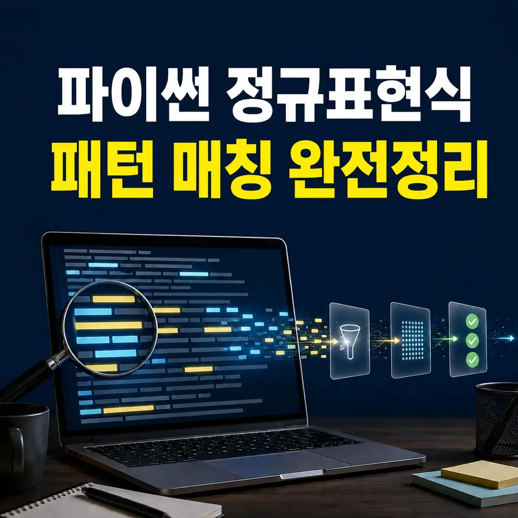파이썬 re 정규표현식 패턴 매칭과 데이터 정제