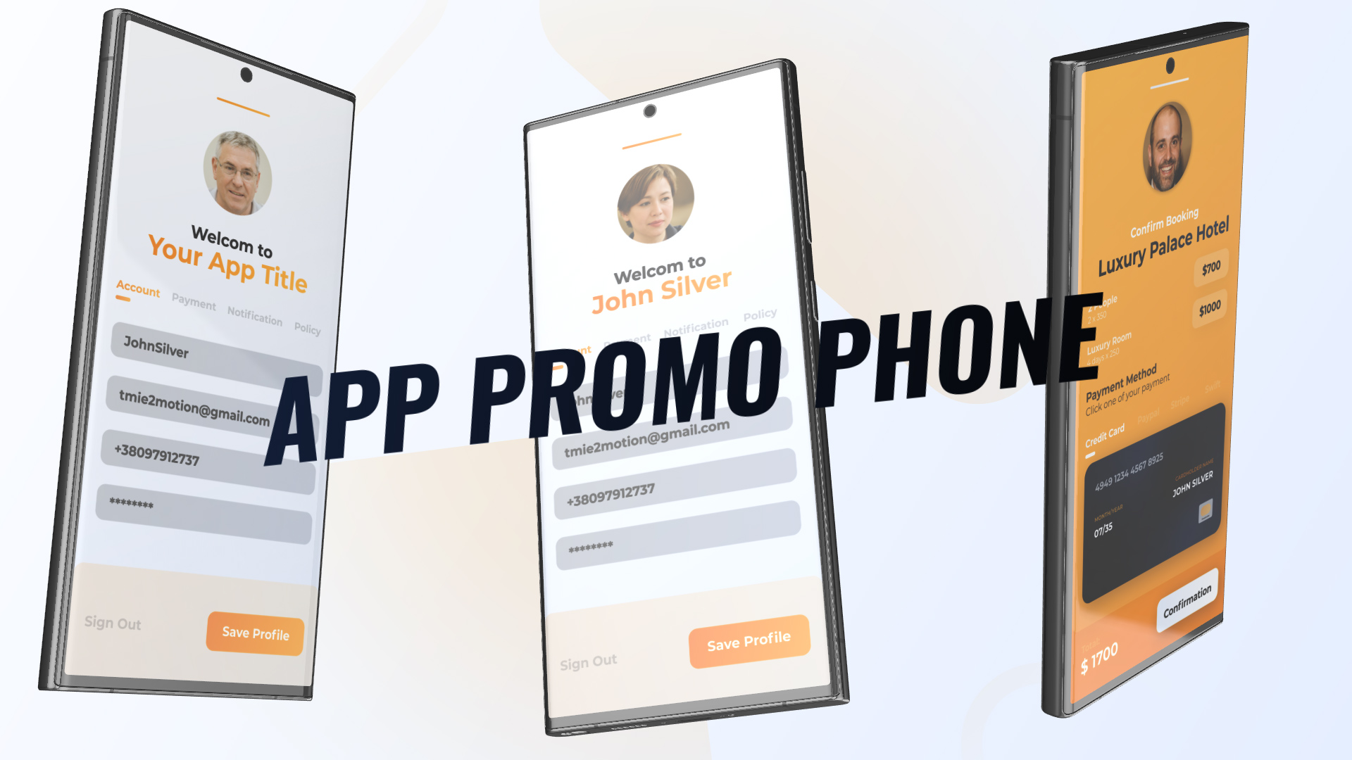 App Promo 3D Phone Mockup App Promo 3D Phone Mockup
