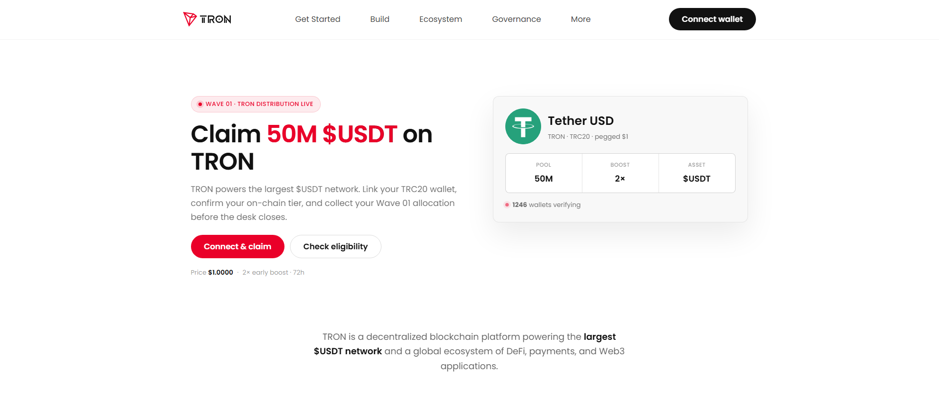Stored capture of trxusdt.network