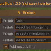 restocklimit