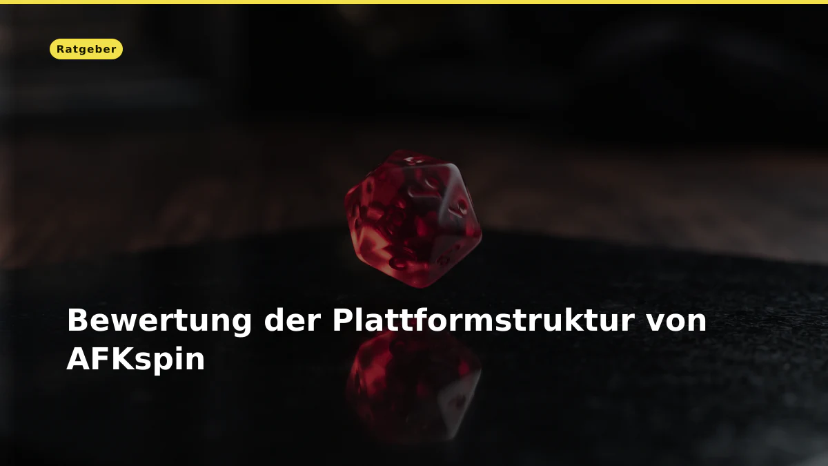 Bewertung der Plattformstruktur von AFKspin