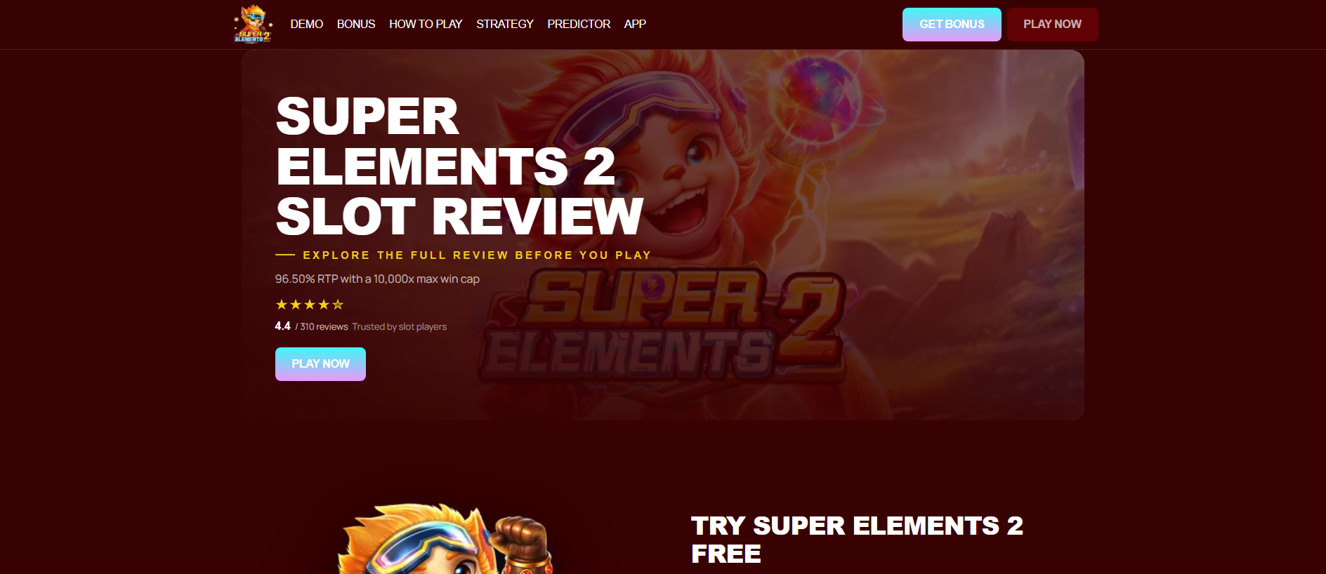Screenshot of superelements2.com