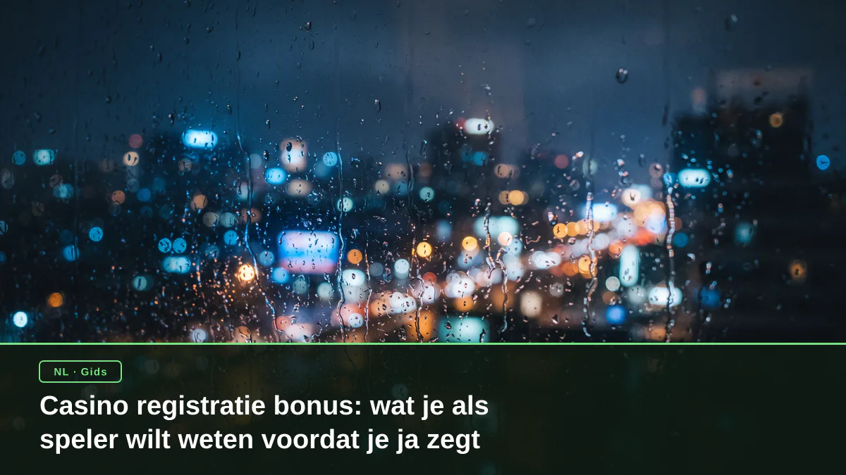 Casino registratie bonus: wat je als speler wilt weten voordat je ja zegt
