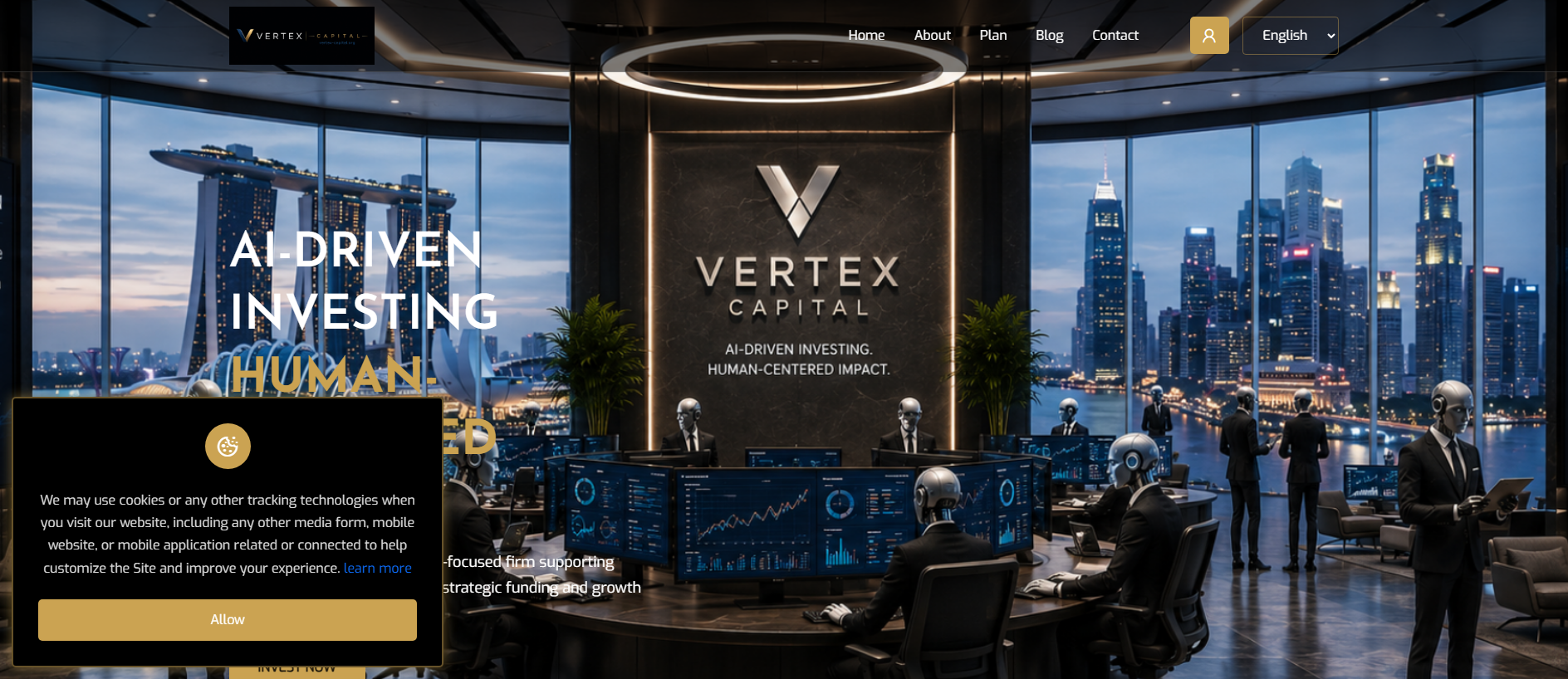 Stored capture of vertex-capital.org