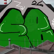 Graffiti artwork by LULU