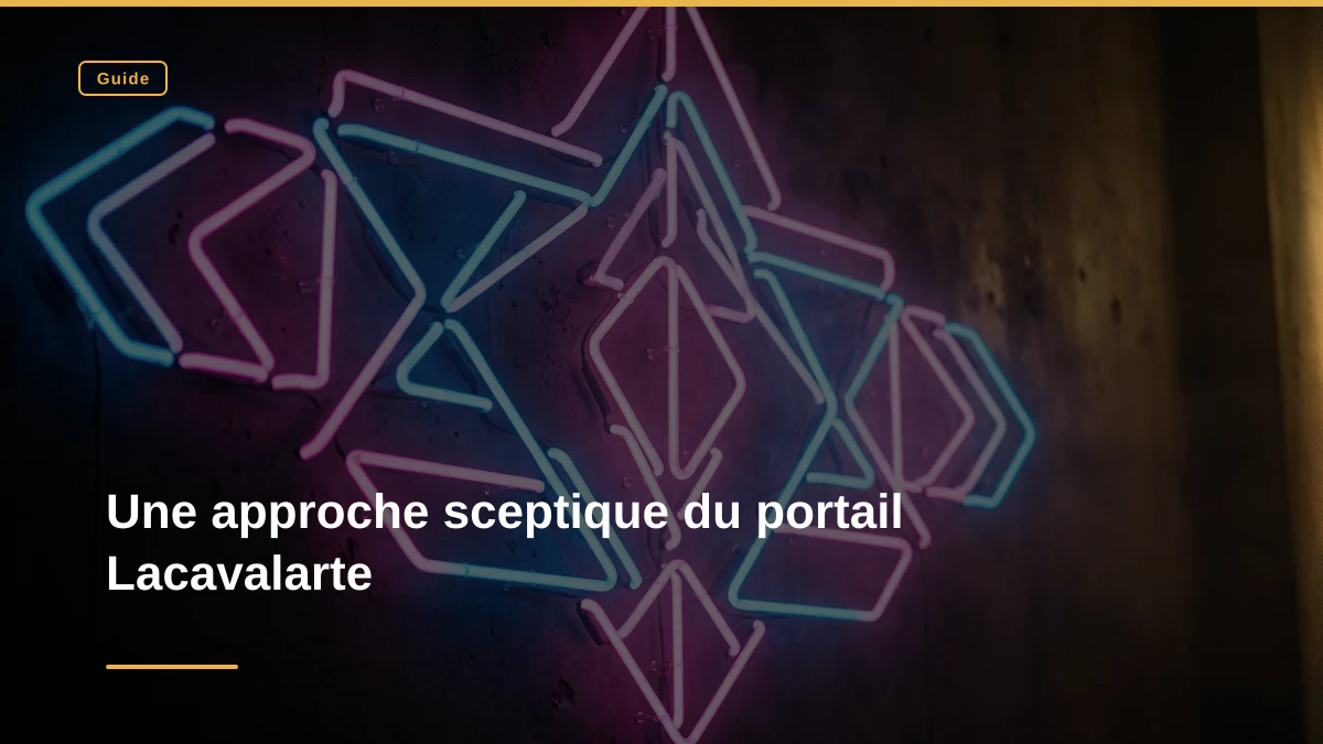 Une approche sceptique du portail Lacavalarte