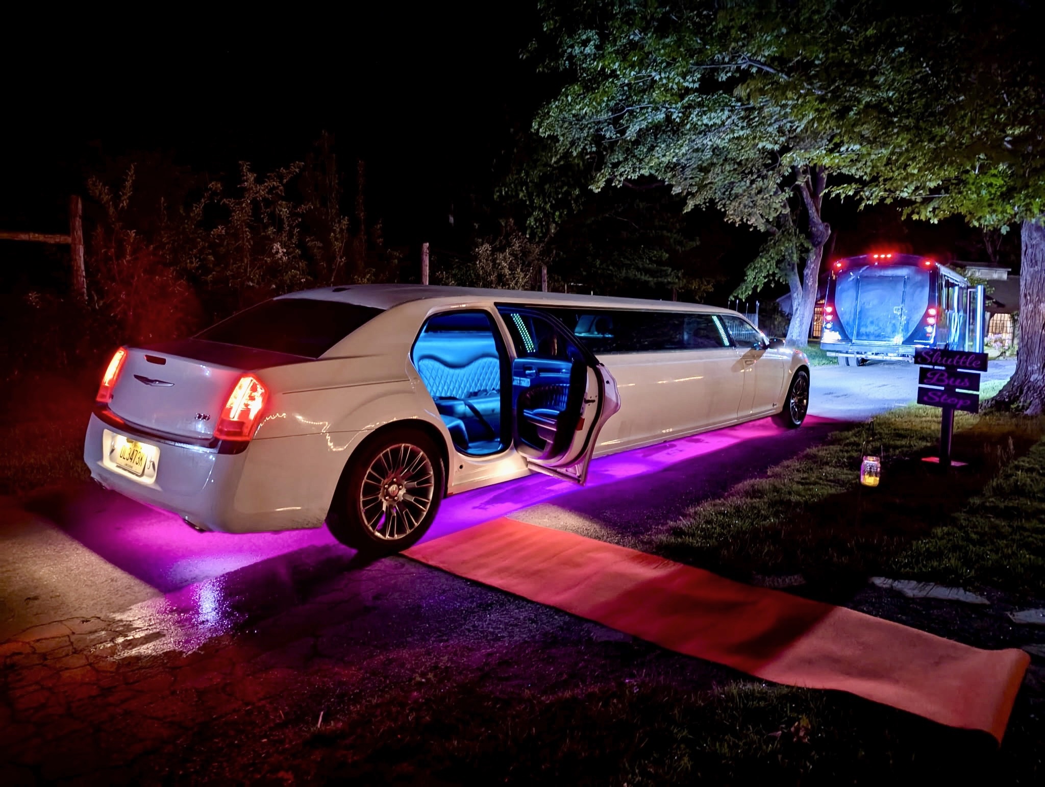 Knight Riders red carpet limo service NJ prom