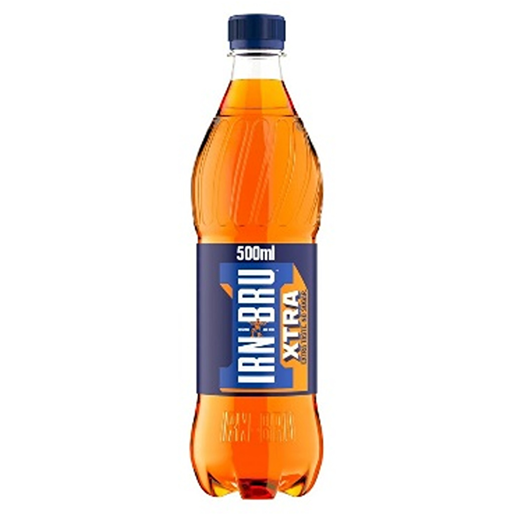 Irn Bru Xtra (zero) bottles