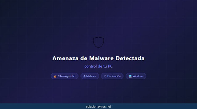 Aspecto visual de control de tu PC en un sistema infectado