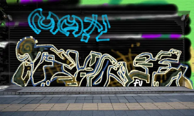 Graffiti artwork by enuf