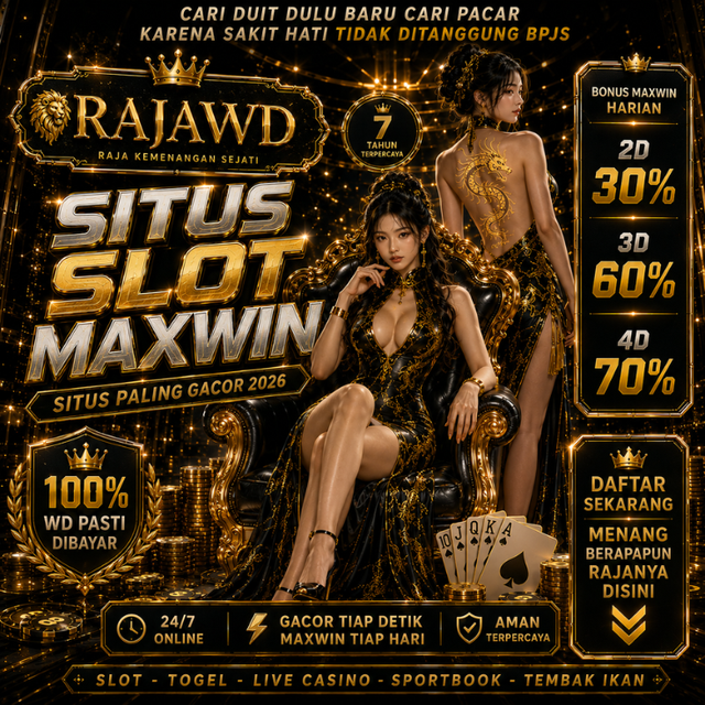 RAJAWD: Portal Link Slot Maxwin Paling Terpopuler Hari ini Terbukti Mudah Menang