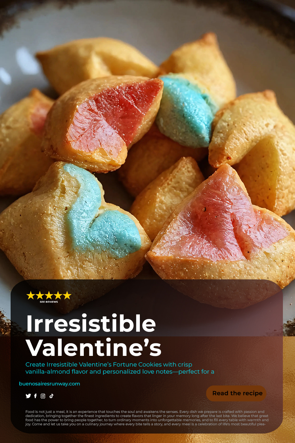 Irresistible Valentine's Fortune Cookies