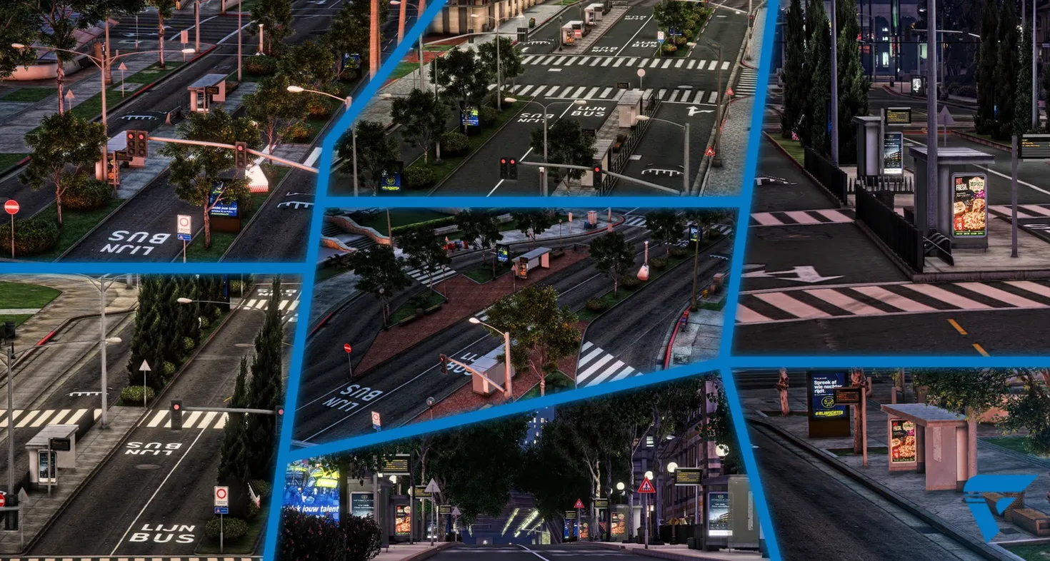 Fivem Supply | Bus Lanes 7 Locations