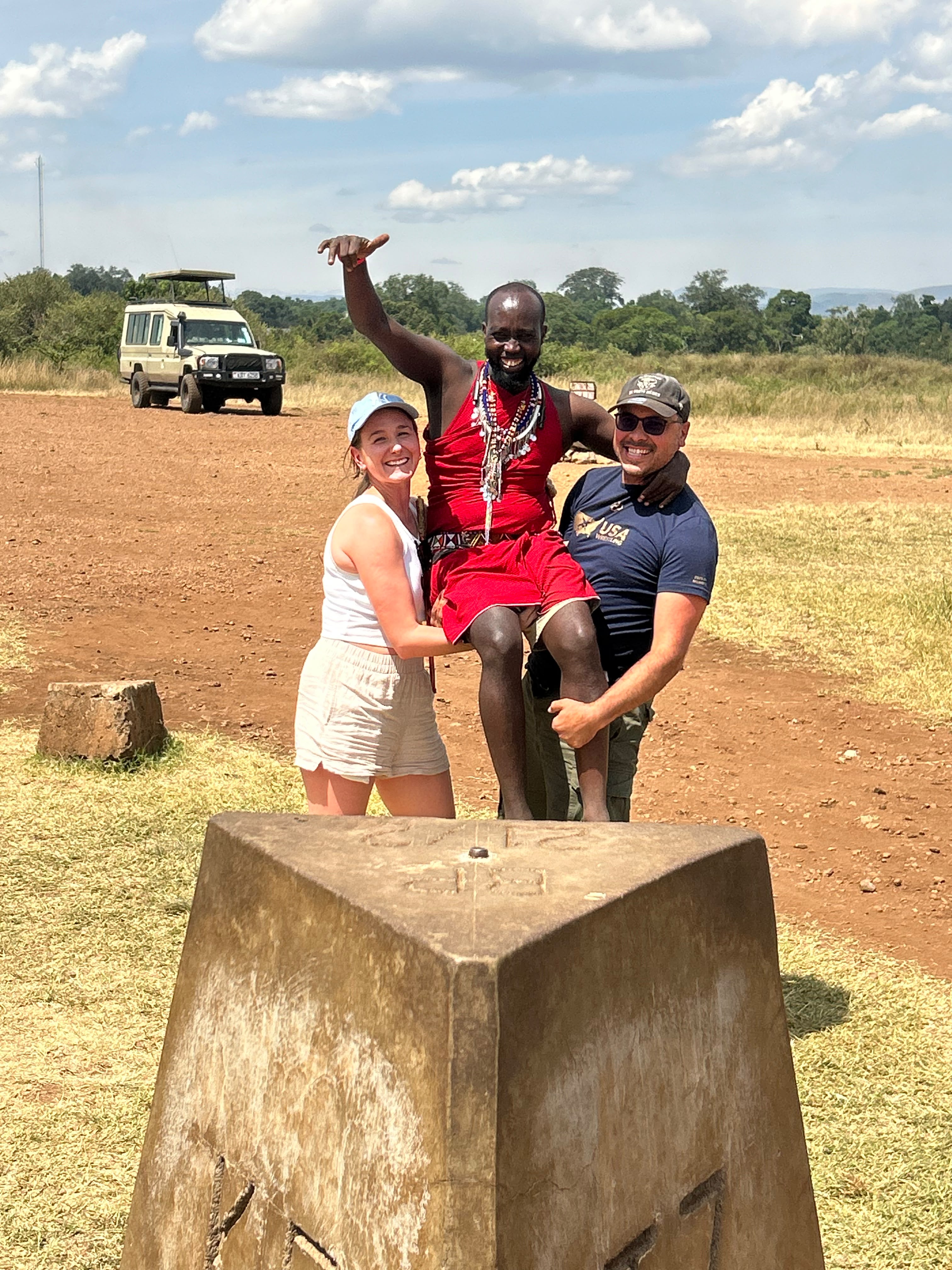 Simon Kupai guiding a game drive