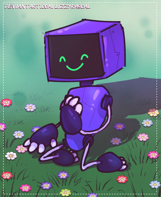 2022 11 28 Colored Sketch Cute Robo by Lizzy Rascal 939012968