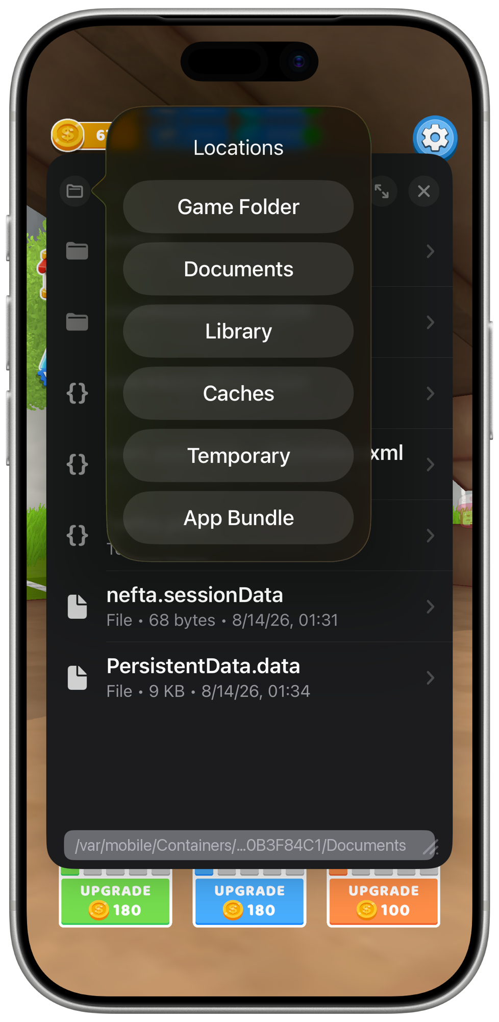 iGameGod File Browser Quick Location Browser
