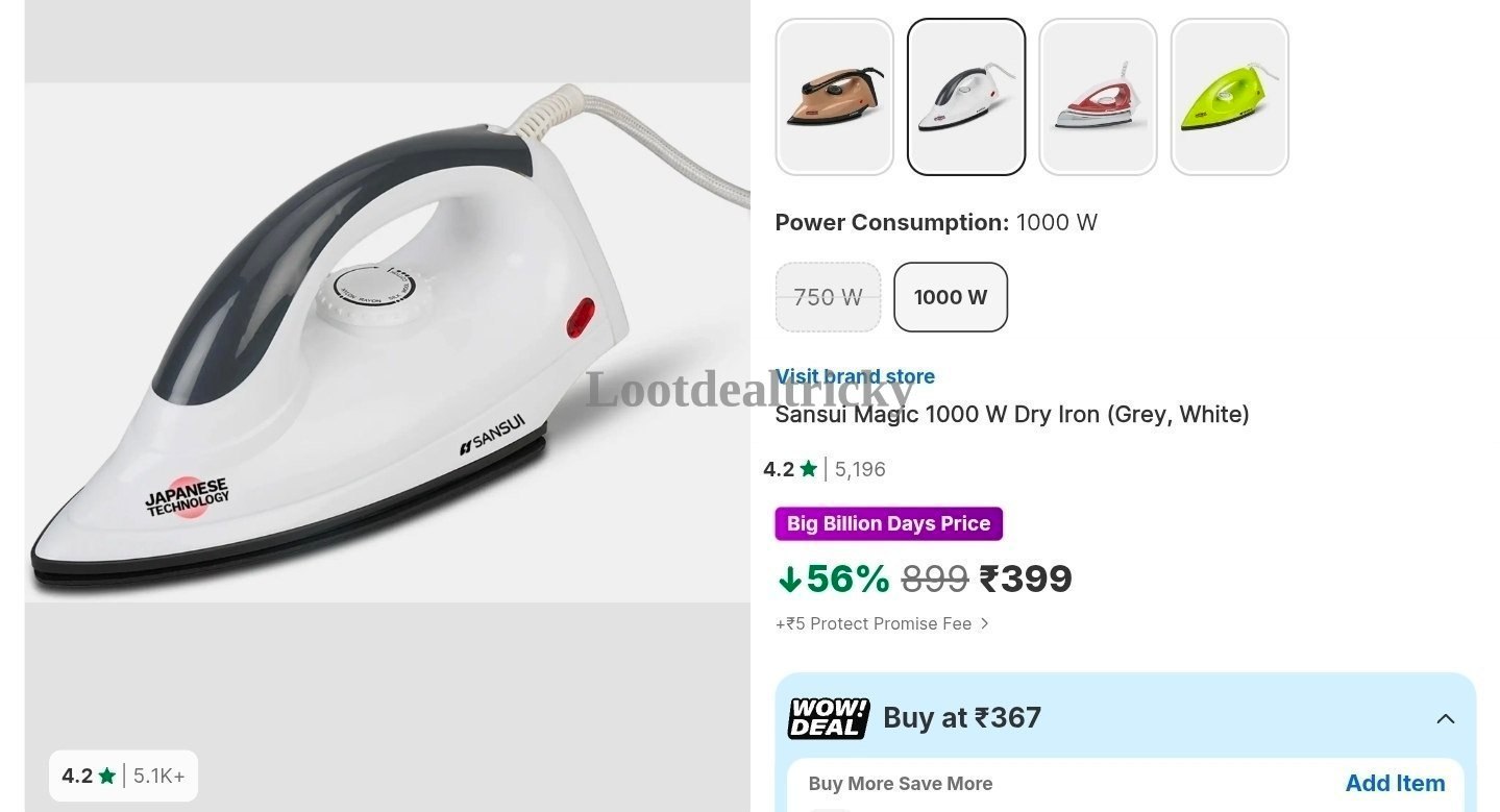 Sansui 1000w Dry – Just ₹399 | Huge Savings Offer