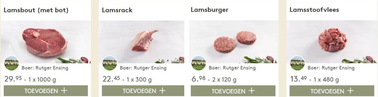 Lamsvleespakket direct bij de boer - Lam pakket speciaal kopen bij de boer - www.Vleeskopenbijdeboer.nl