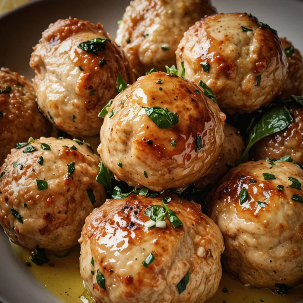 Baked Chicken Meatballs Recipe