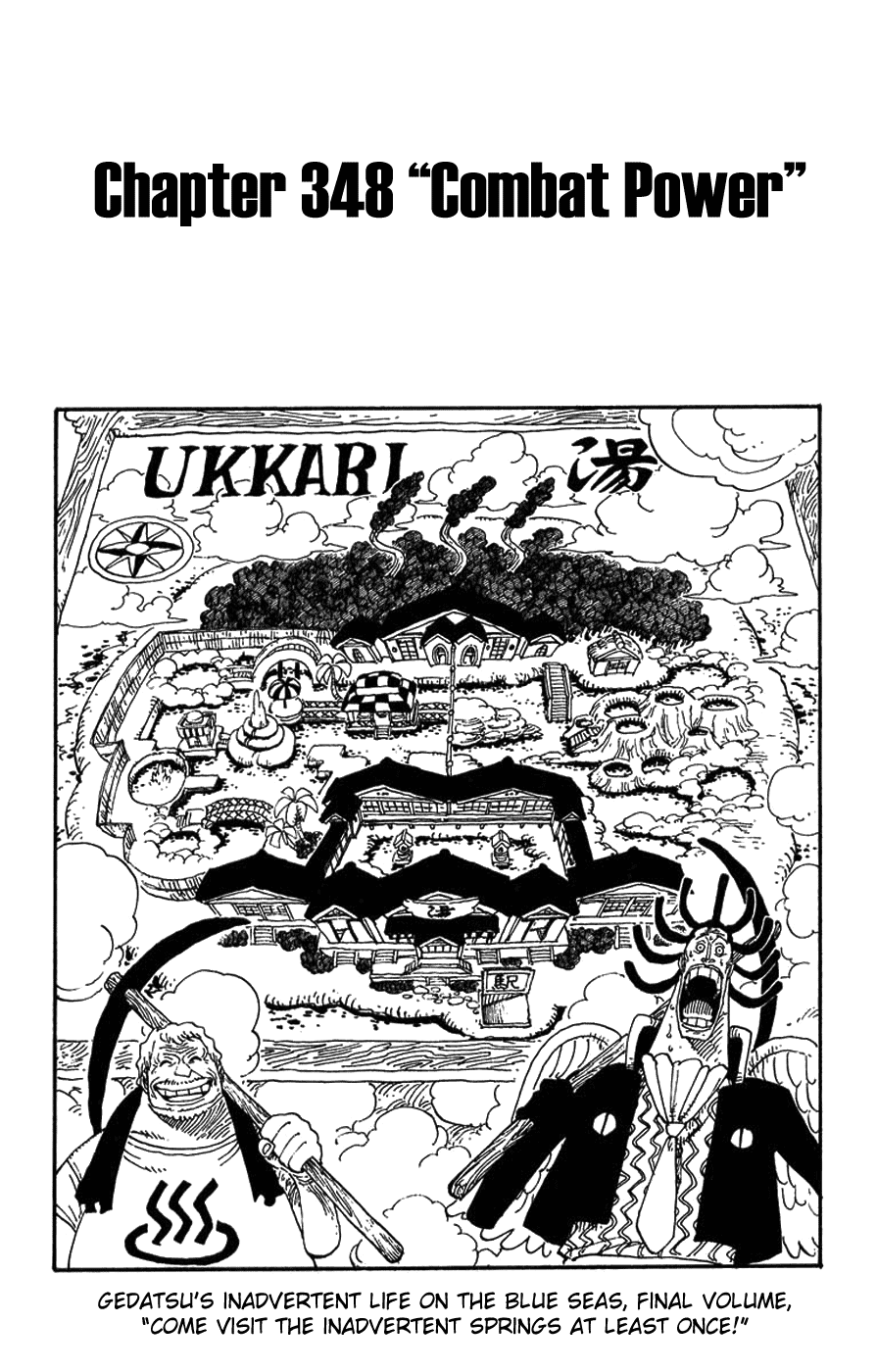 Read One Piece Chapter 348 English - Page 1 Read One Piece Chapter 348 English - Page 1