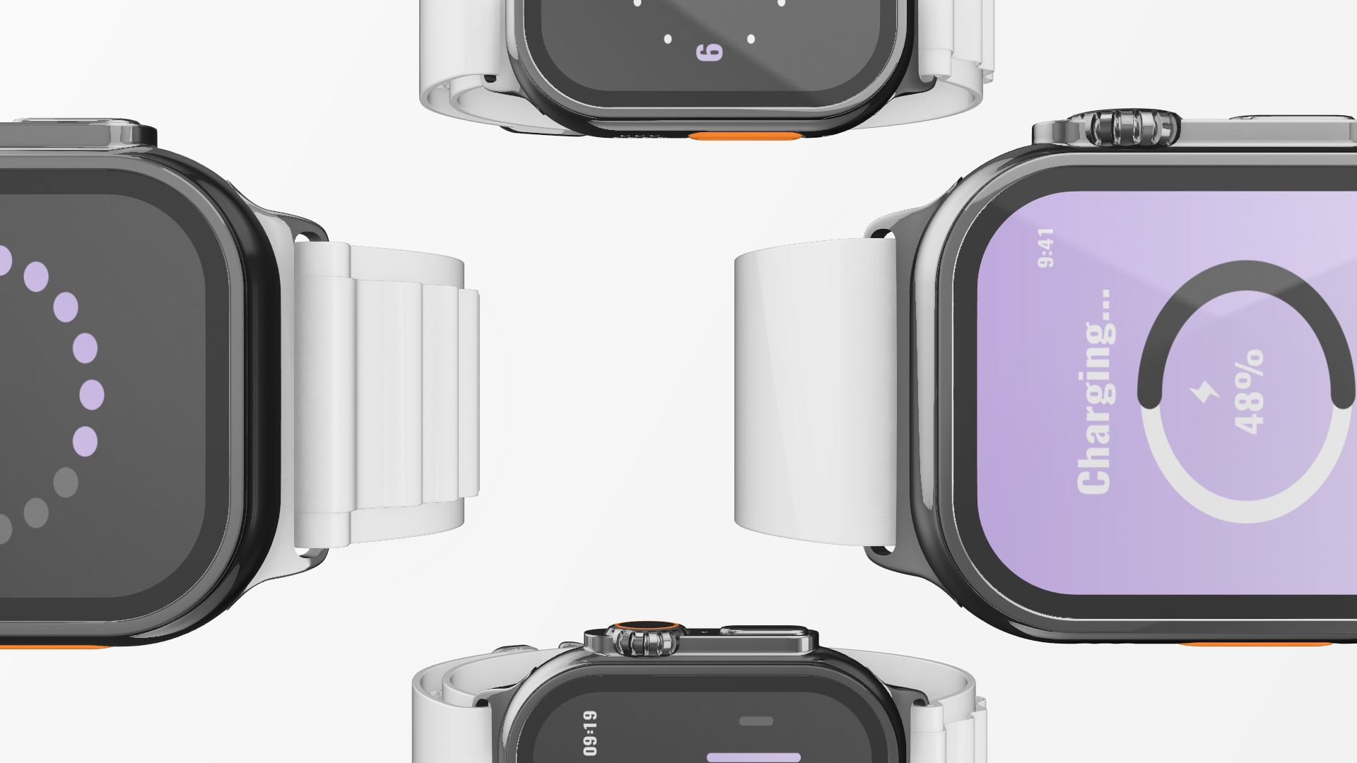 Smart Watch App Mocup 3D