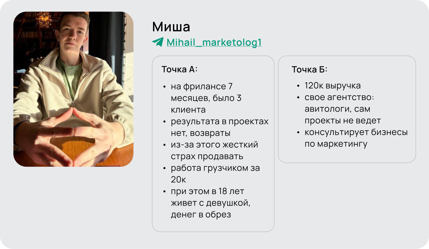 Результат ученика 3