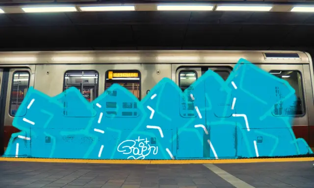 Graffiti artwork by Ksksksskk