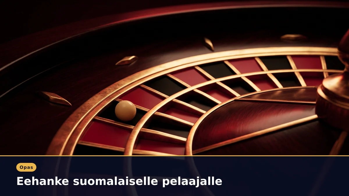 Eehanke suomalaiselle pelaajalle