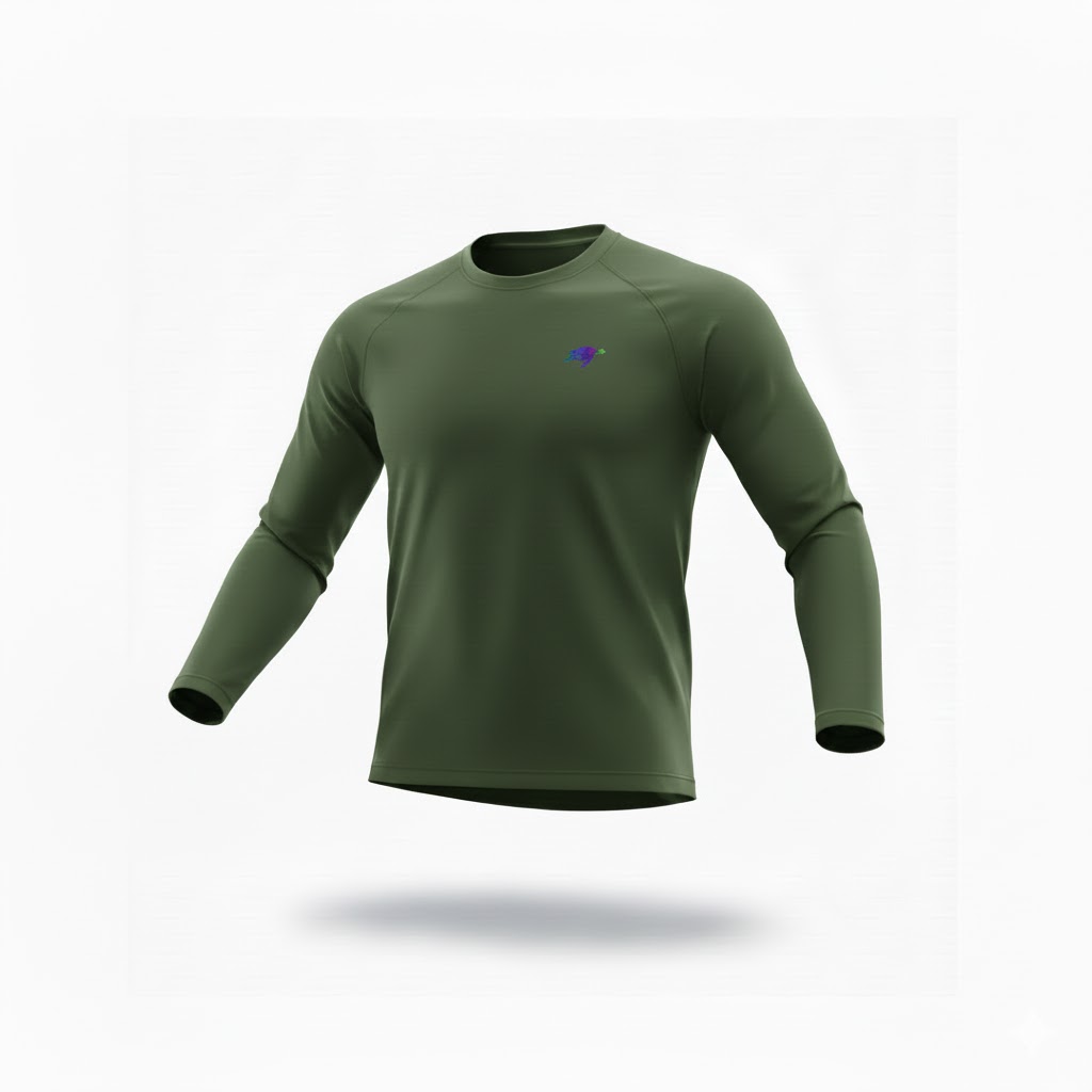 SUDADERA VERDE ARMY