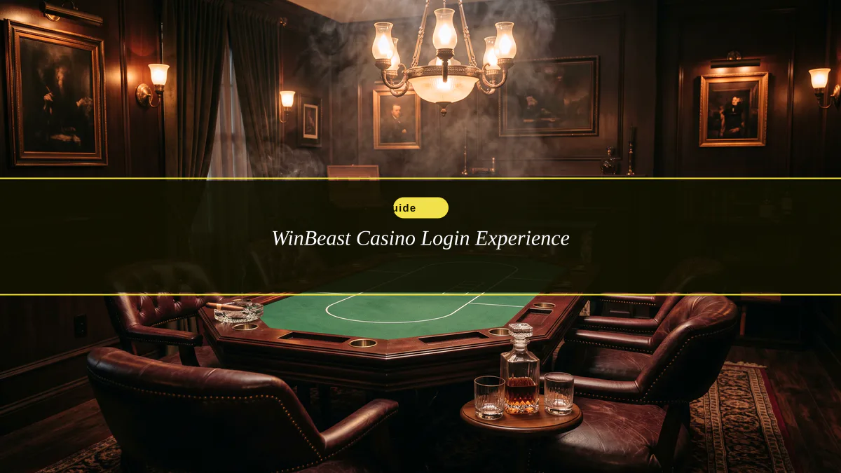 WinBeast Casino Login Experience