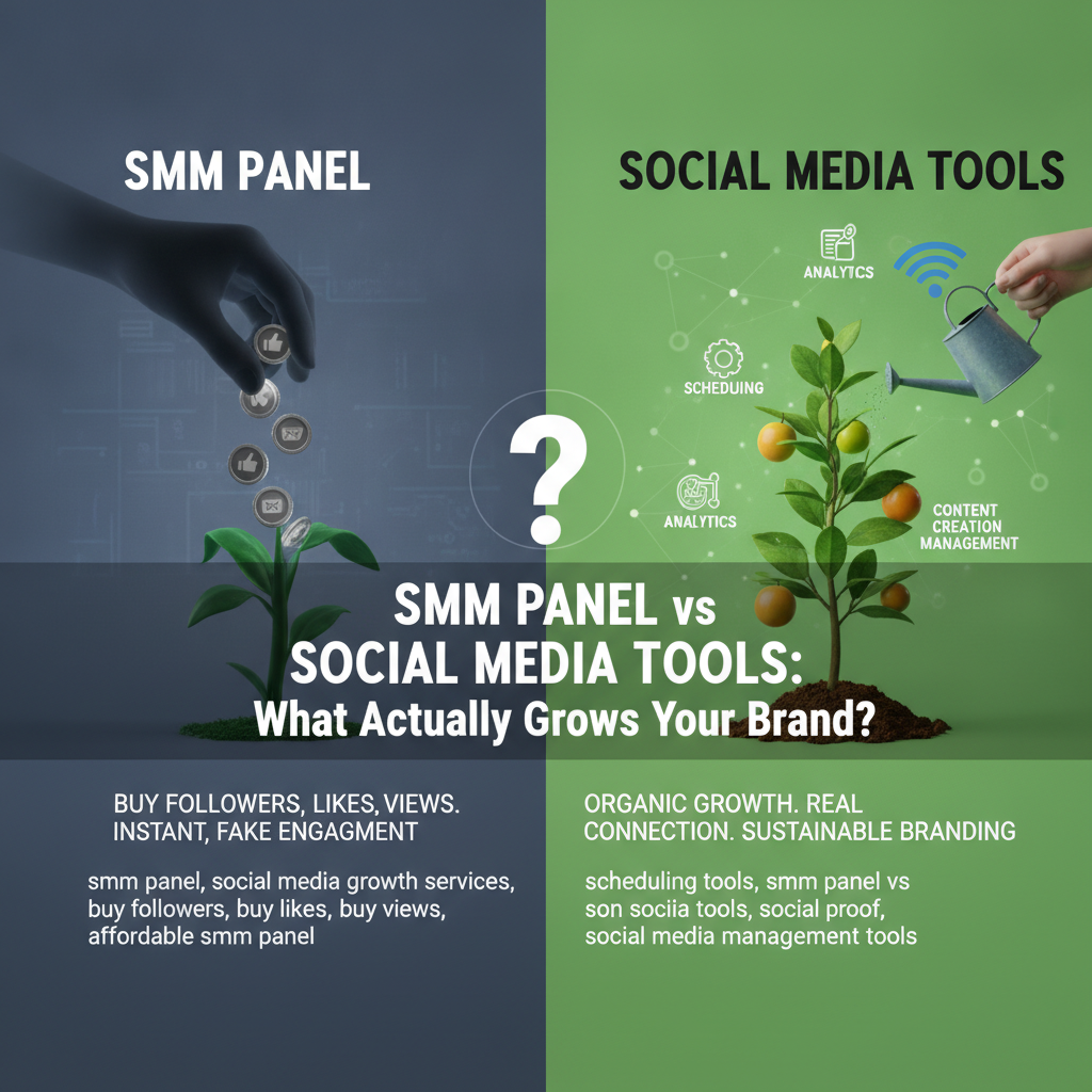 SMM Panel vs Social Media Tools: What Actually Grows Your Brand?