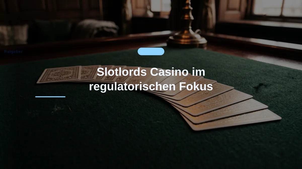Slotlords Casino im regulatorischen Fokus