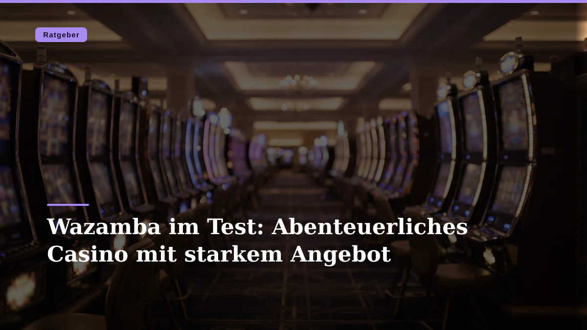 Wazamba im Test: Abenteuerliches Casino mit starkem Angebot