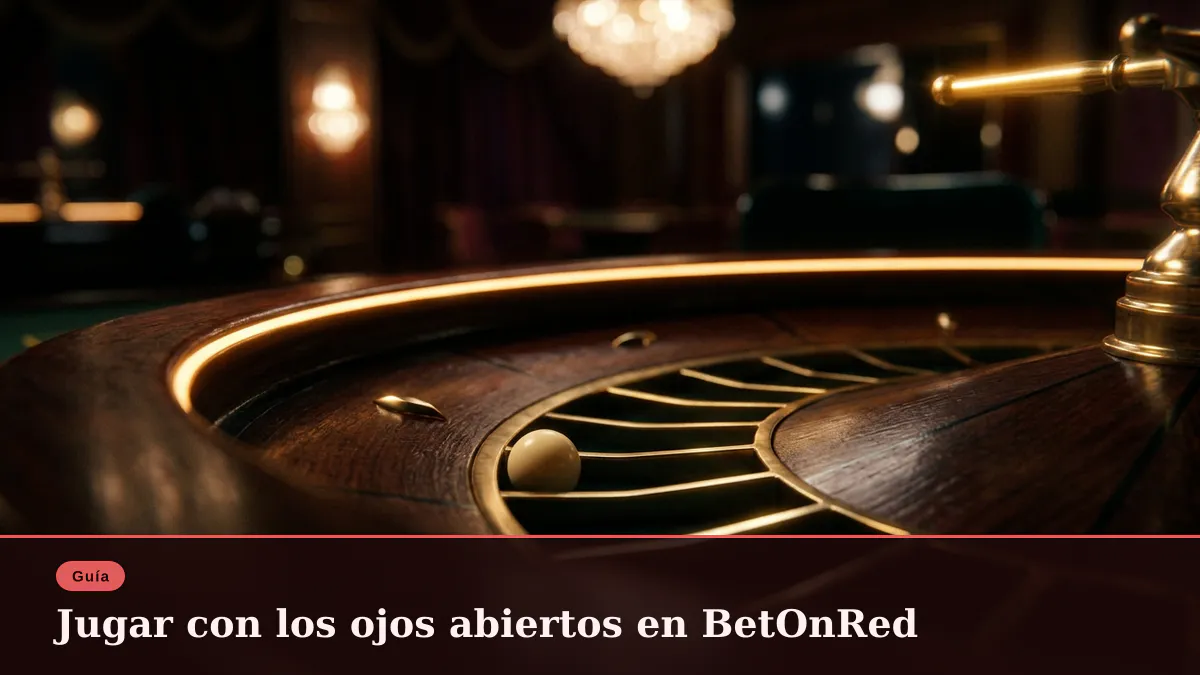Jugar con los ojos abiertos en BetOnRed