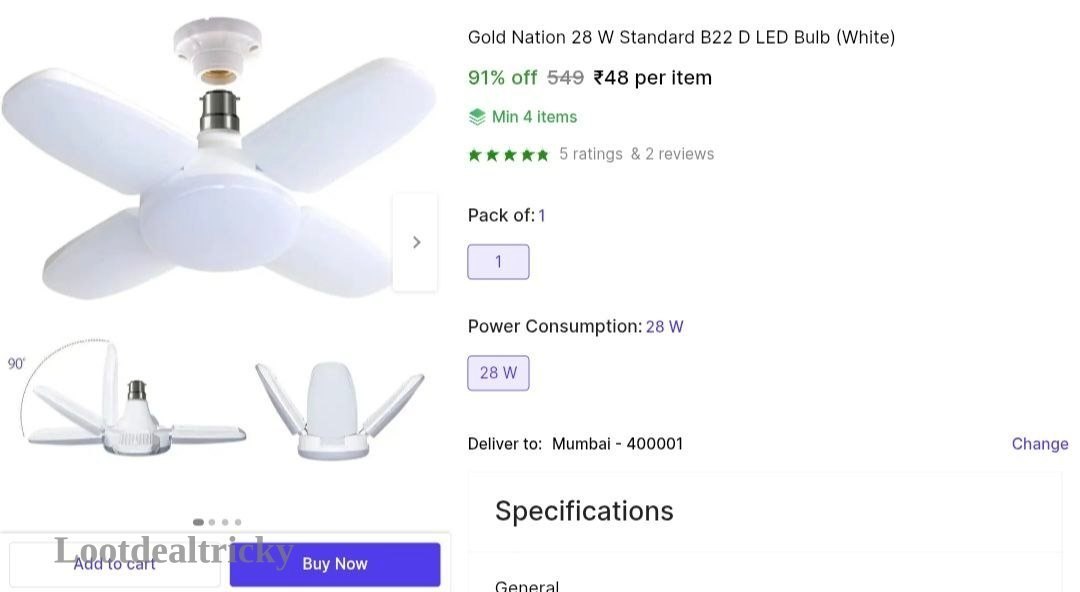 28w Led Bulb Offer Image