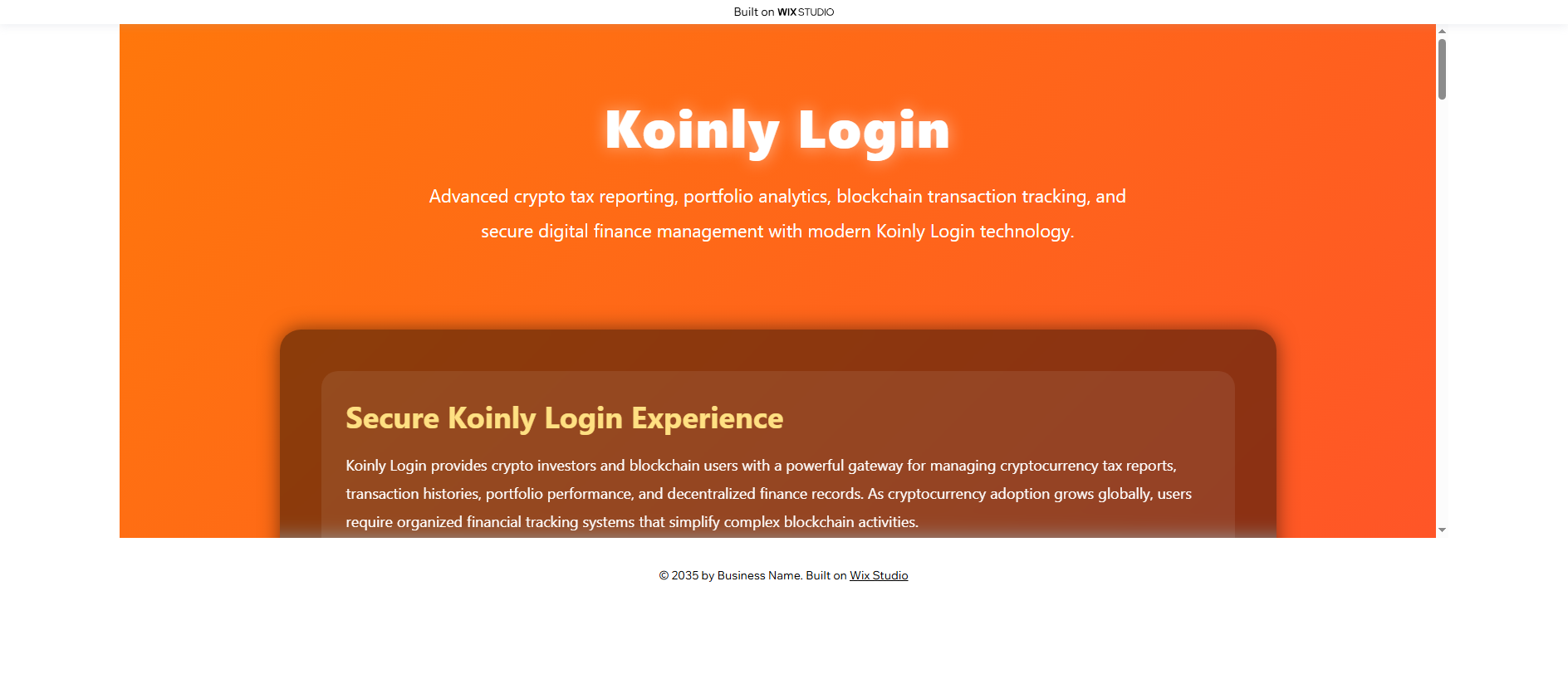 Stored capture of nav-kaimly-io.wixstudio.com