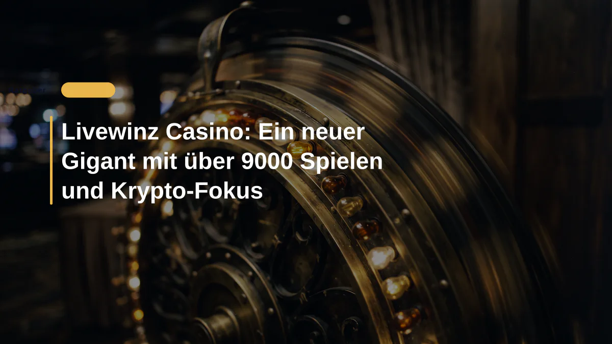Livewinz Casino: Ein neuer Gigant mit über 9000 Spielen und Krypto-Fokus