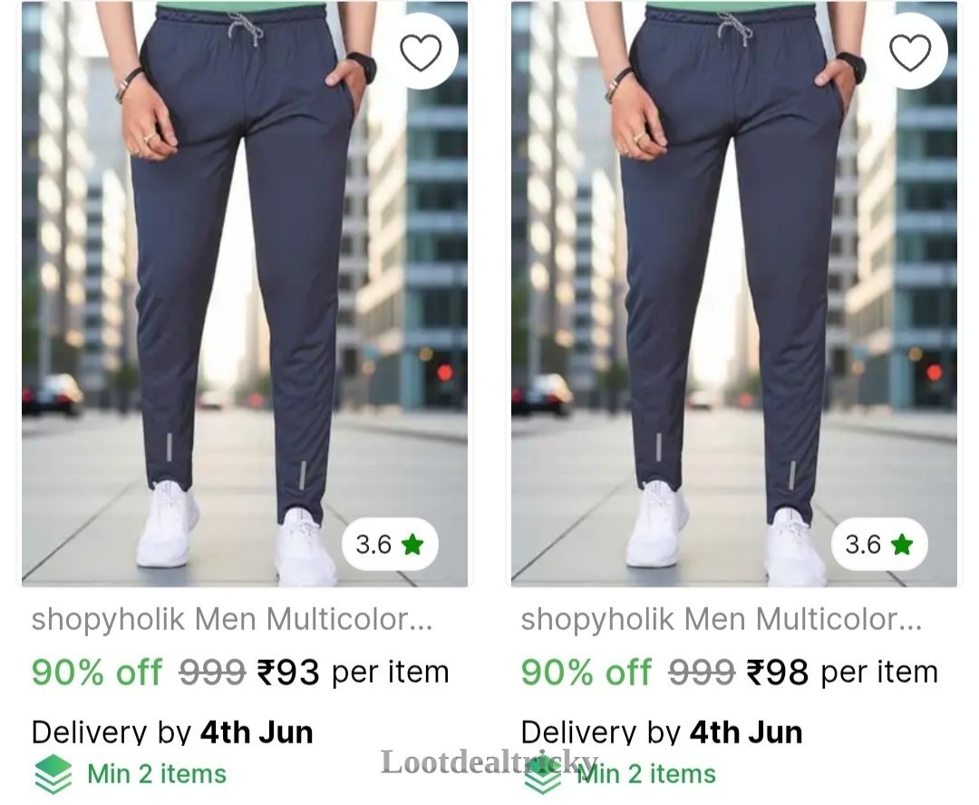 Loot ₹93 Trackpant – Huge Discount Get 70% OFF Today