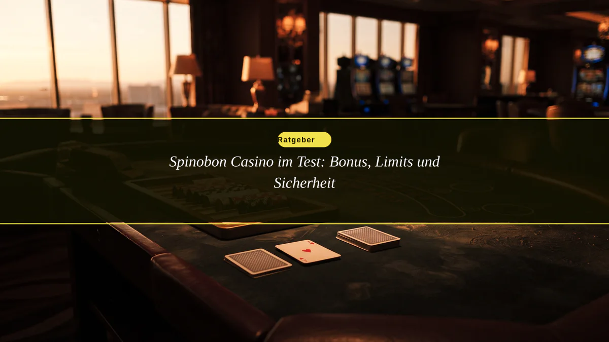 Spinobon Casino im Test: Bonus, Limits und Sicherheit