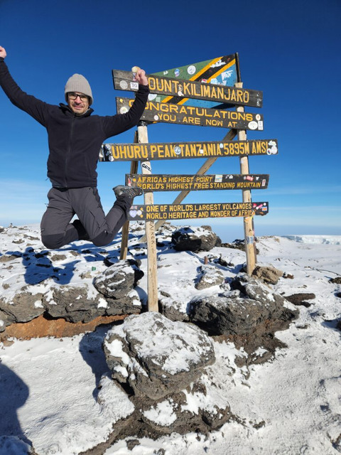 Ismat on the Kilimanjaro Summit Trek