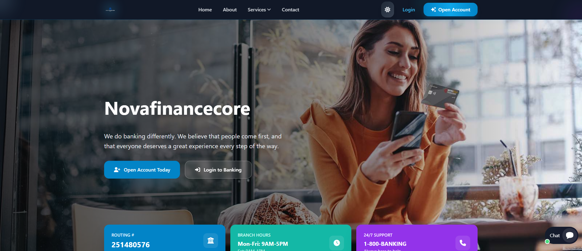 Stored capture of novafinancecore.com