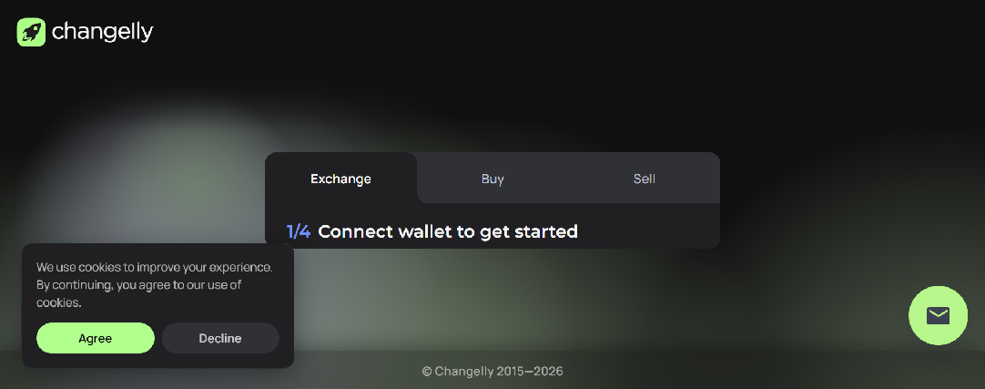 Screenshot of changenlly.com