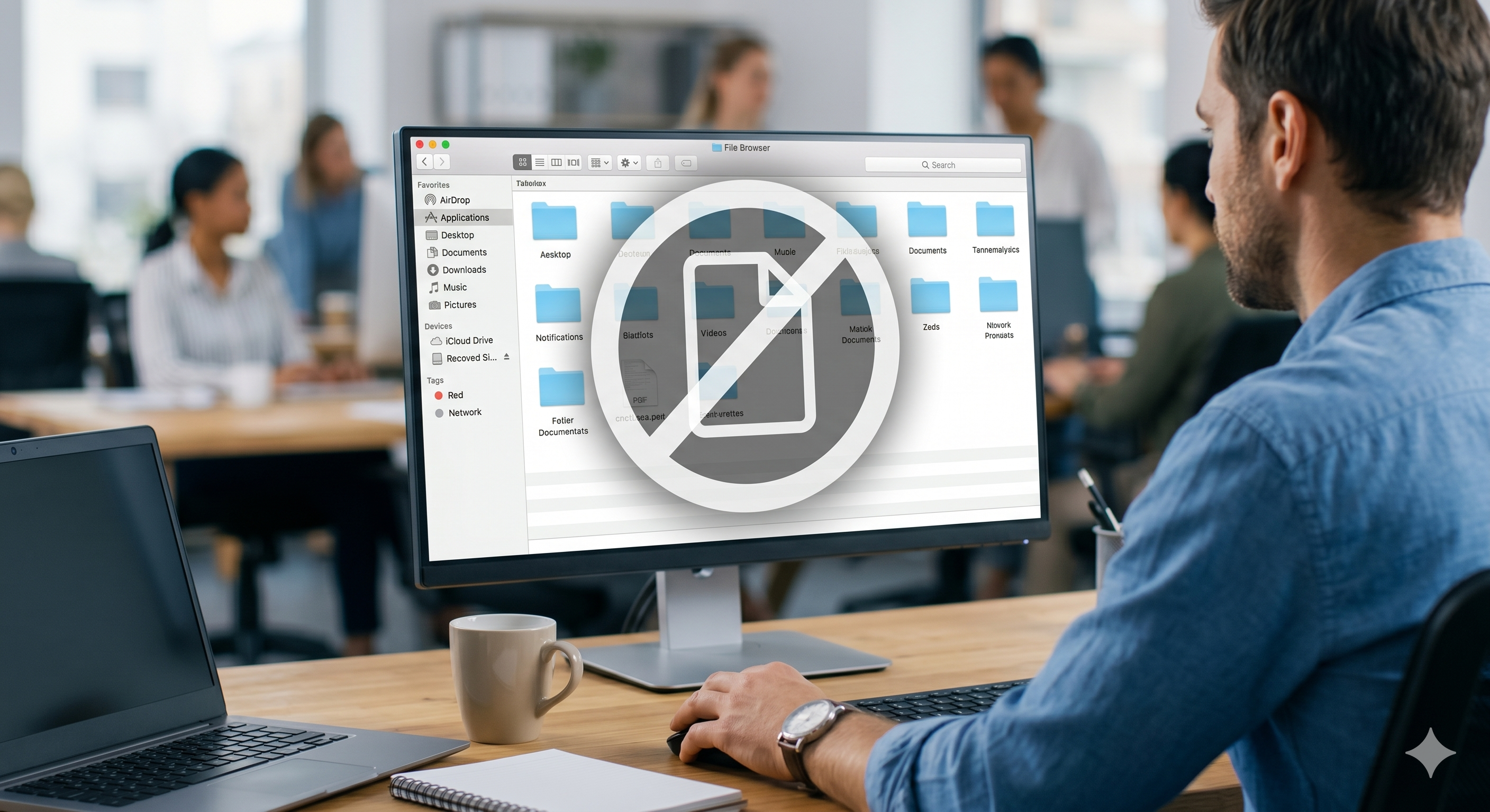 Read-only access control protecting documents while they are in use