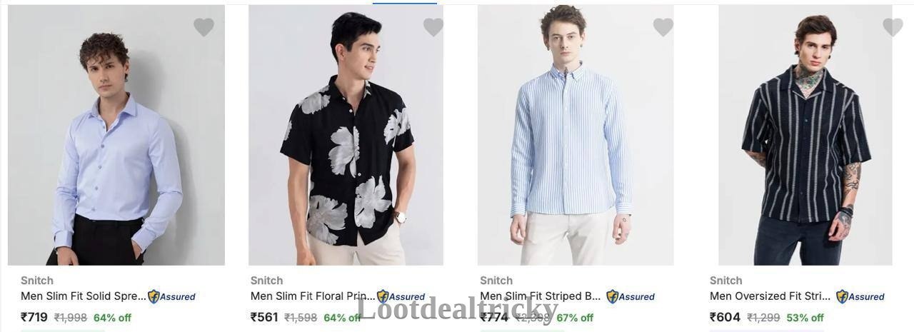 Snitch Shirts Min – Excellent Saving Offer @ 60% OFF
